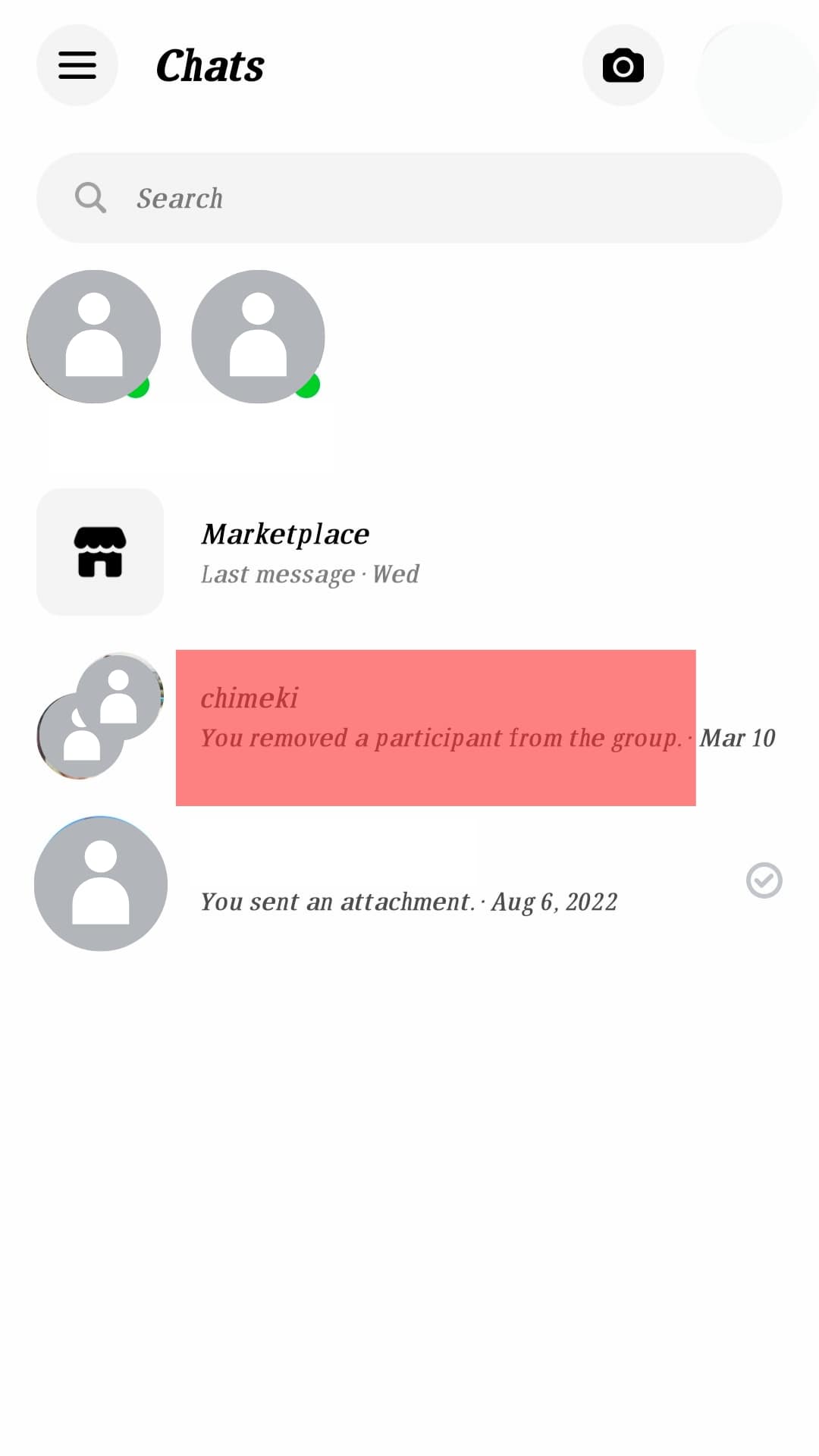 Select Group Conversation