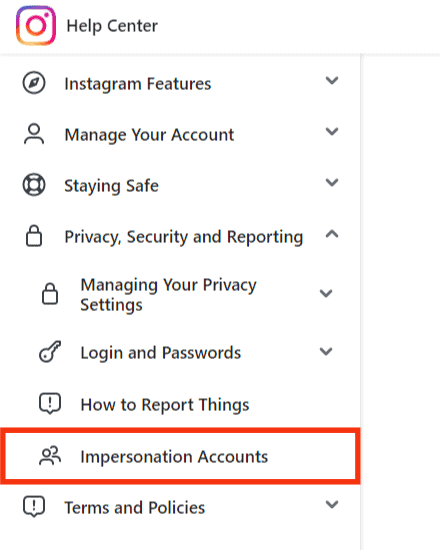 Select Impersonation Accounts