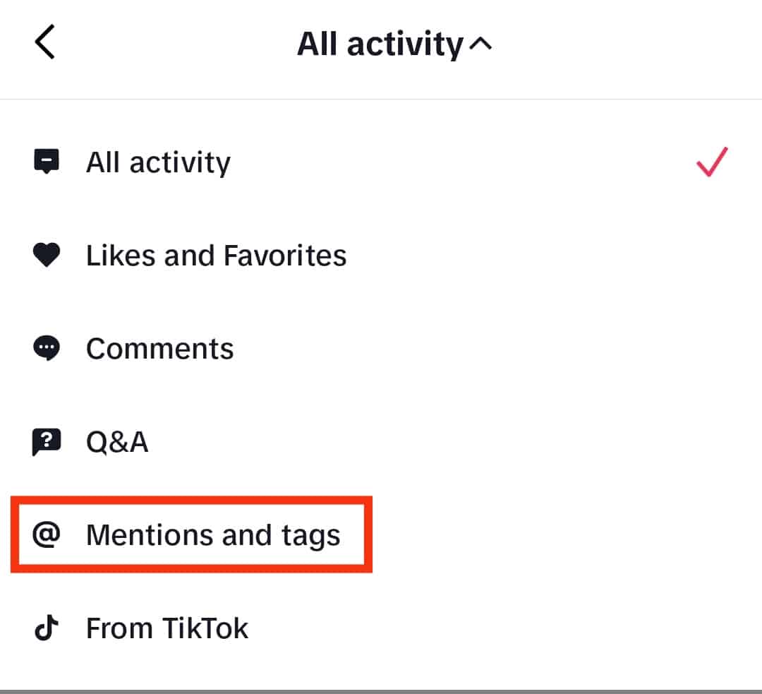 Select Mentions And Tags