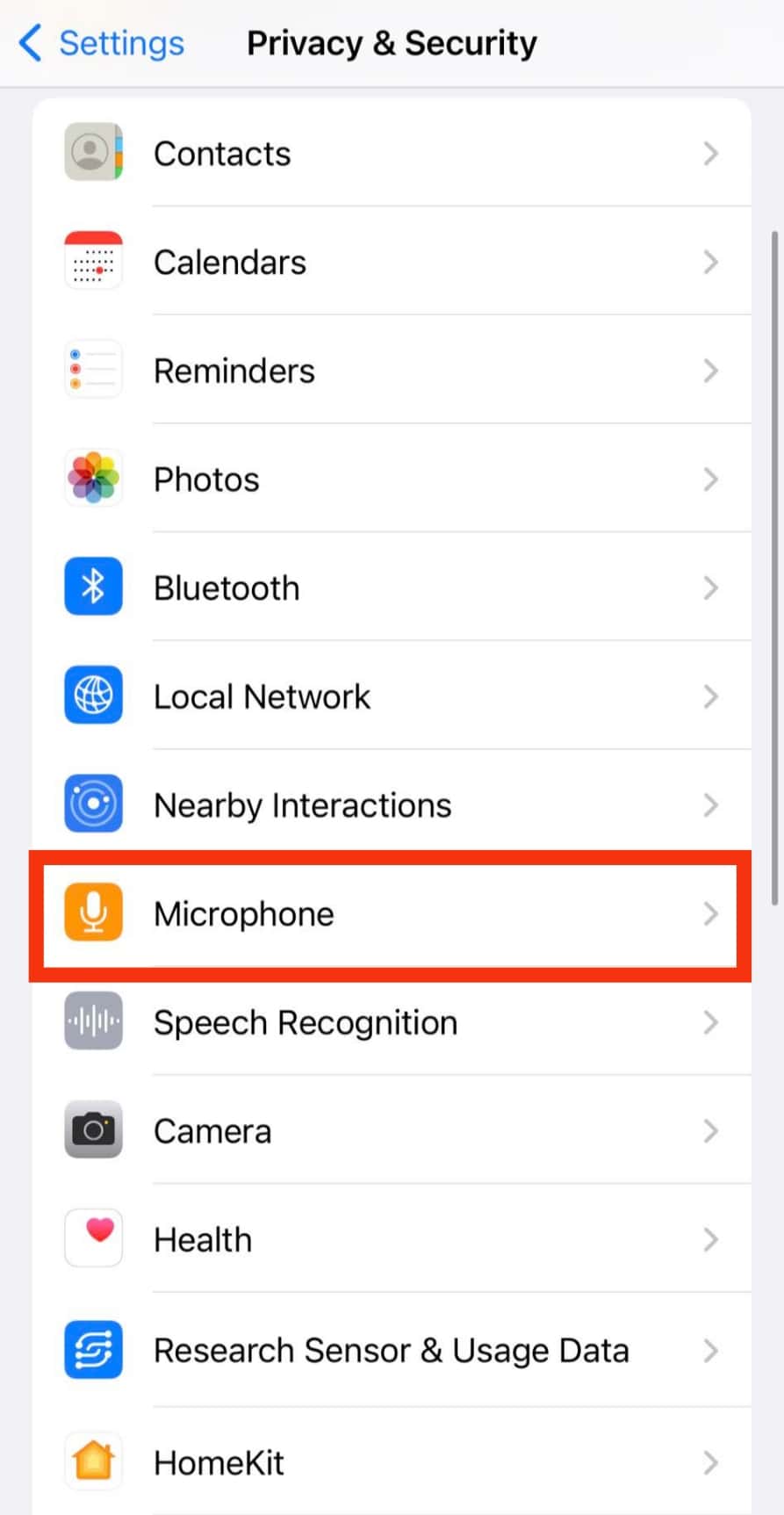 Select Microphone