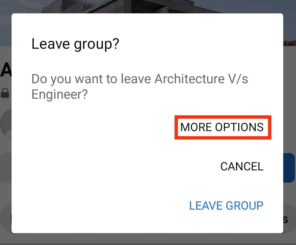 Select More Options