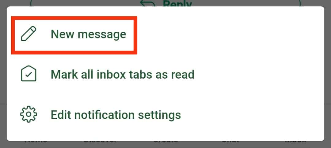 Select New Message