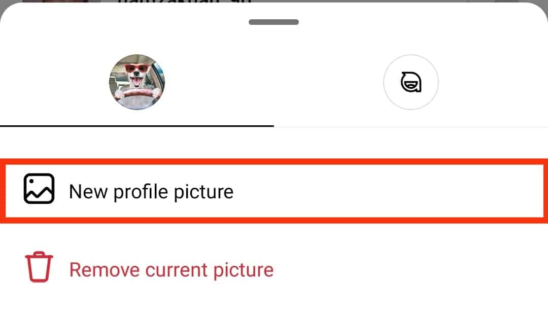 Select New Profile Picture