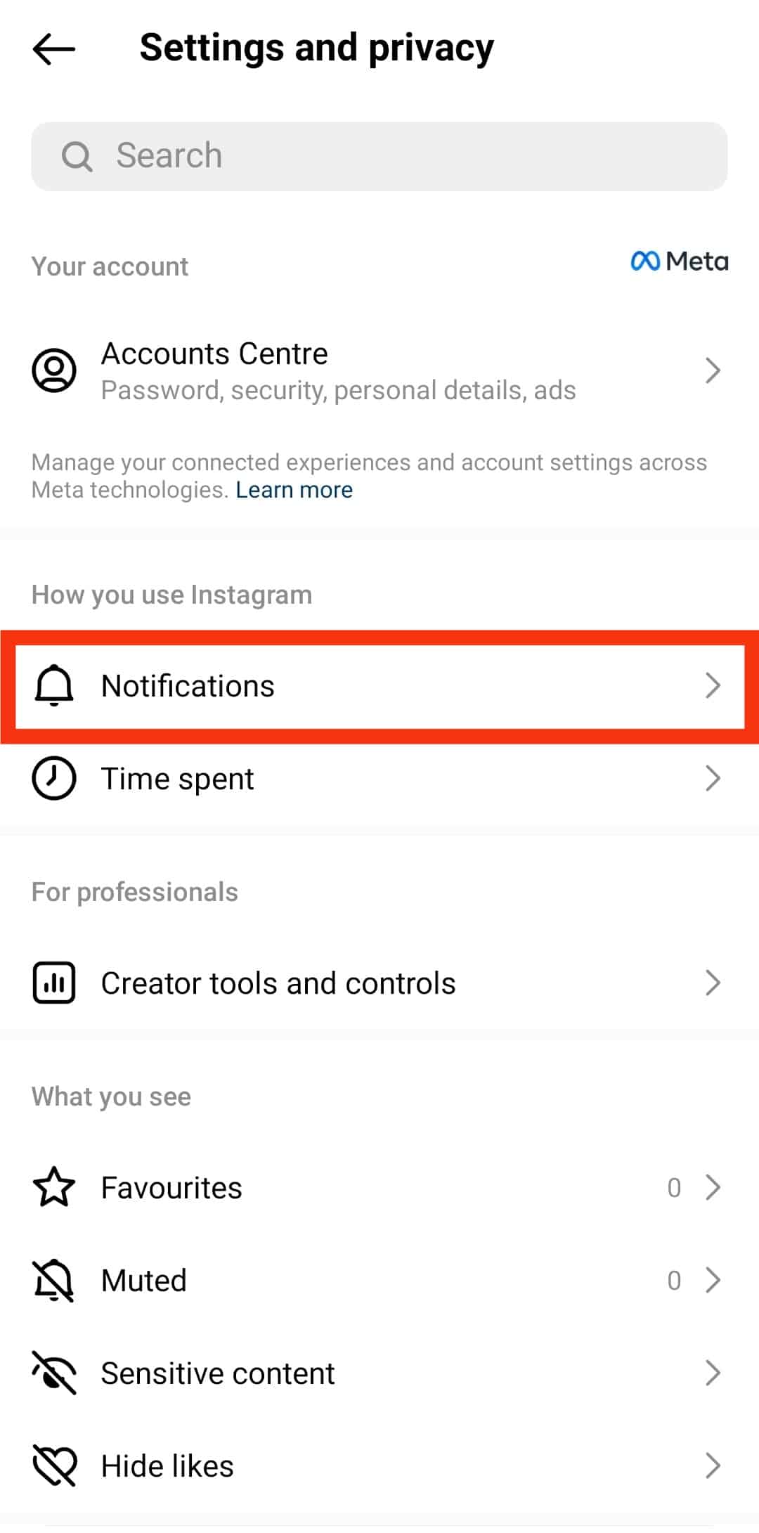 Select Notifications