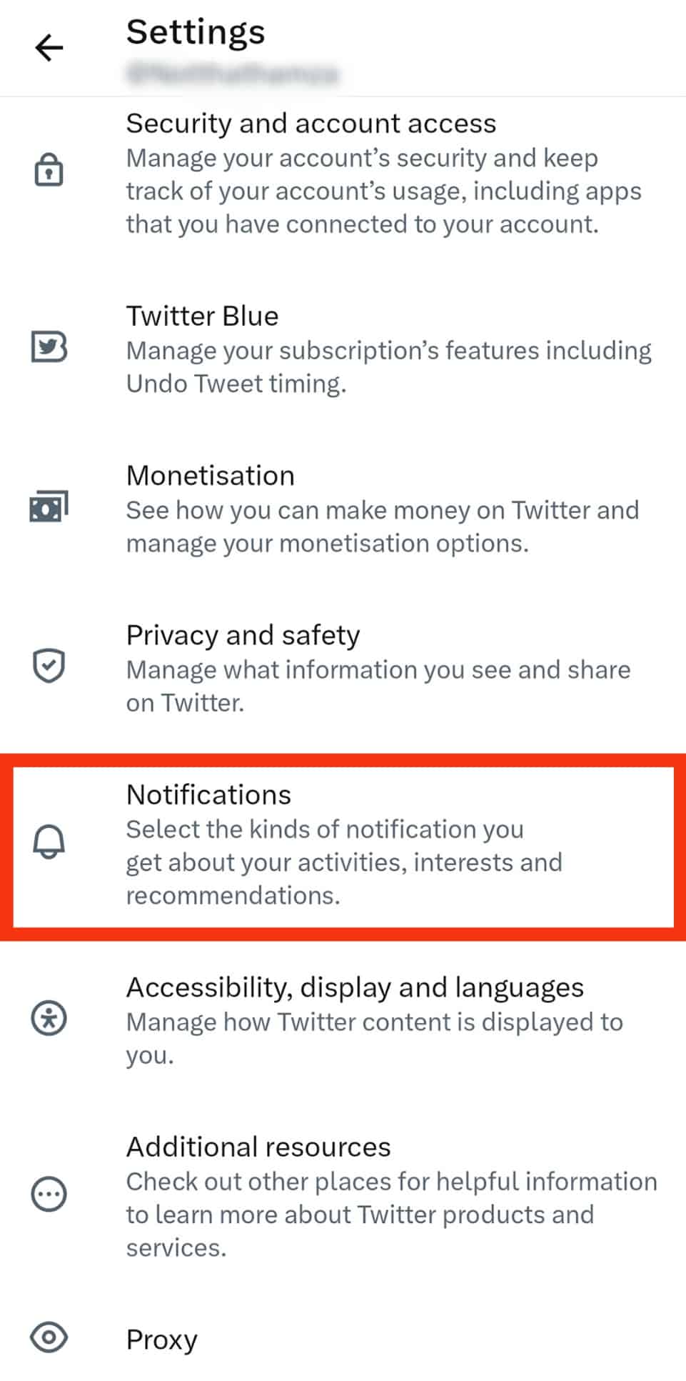 Select Notifications