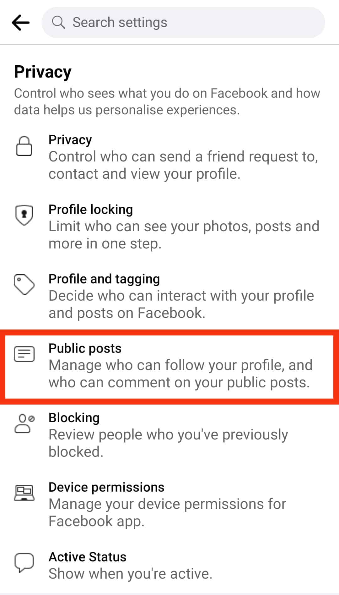 Select Public Posts