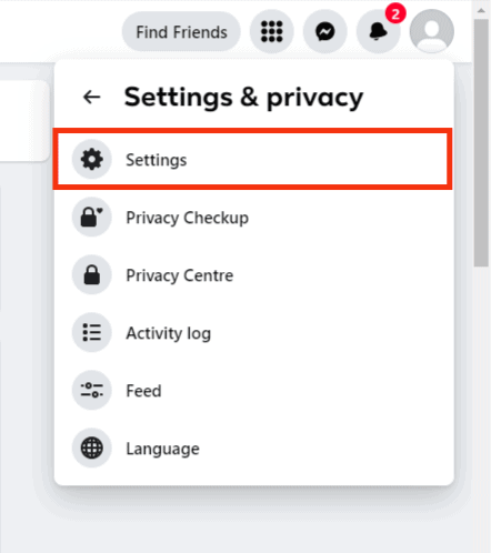 Select Settings