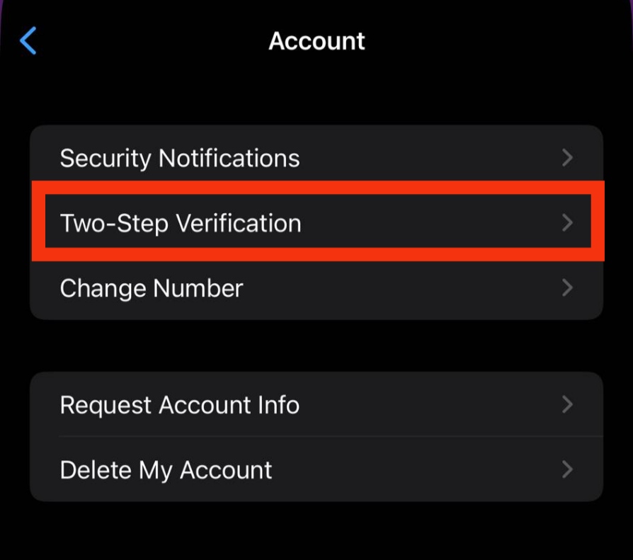 Select Two-Step Verification