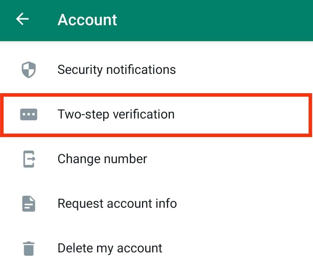 Select Two-Step Verification