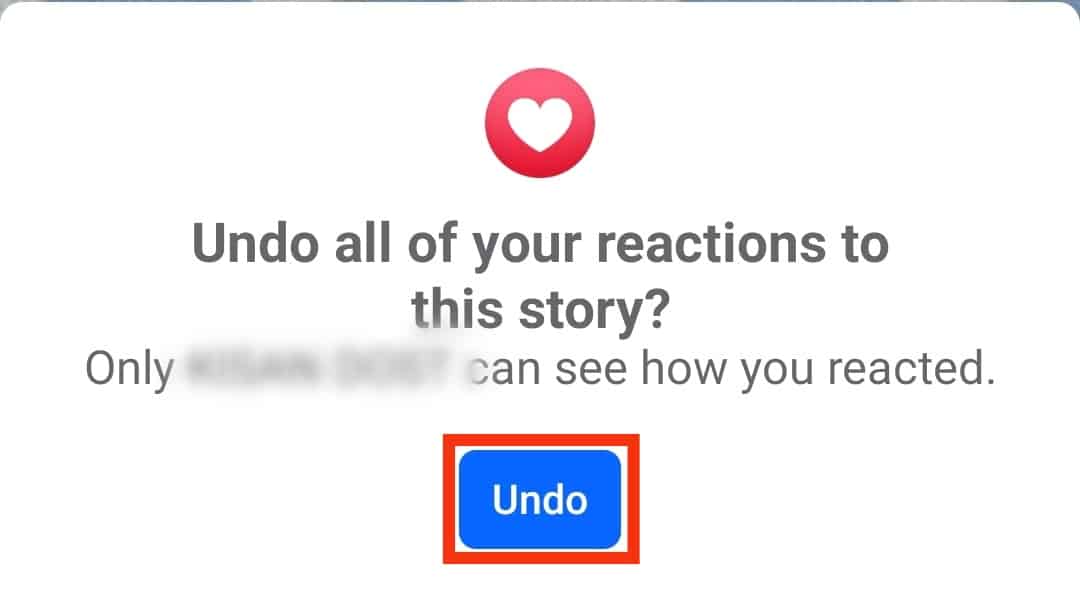 Select Undo