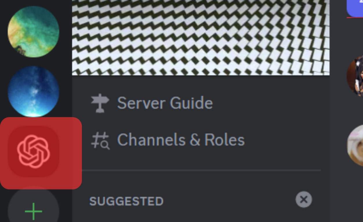 Select A Server Discord