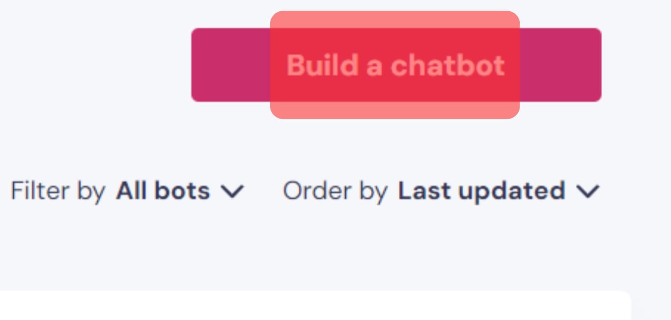 Select The Build A Chatbot Option.