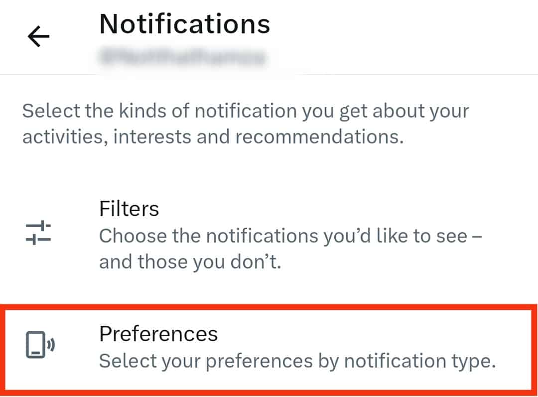 Select The Preferences Options