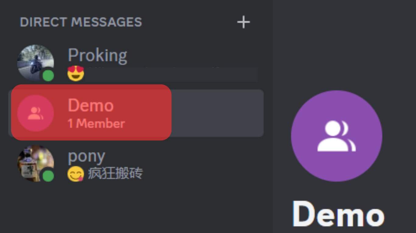 Select The Group Chat From The Left Sidebar.