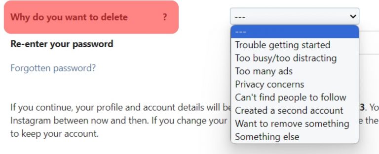 Delete Old Instagram Account Without Password or Email | ITGeared
