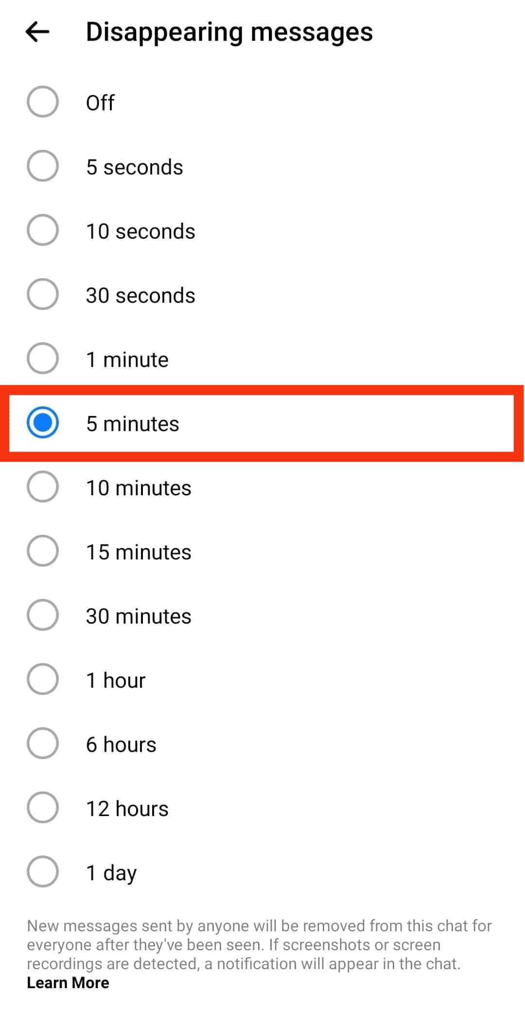 Select The Time