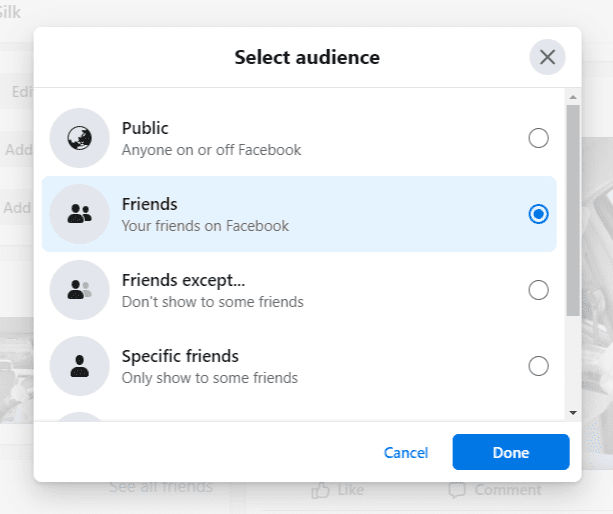 Select Who Can Comment On Your Public Post