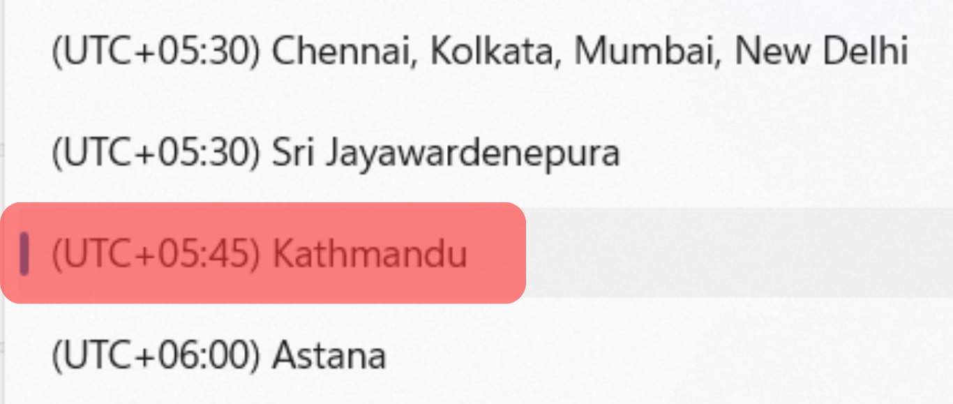 Select Your Time Zone From The Dropdown Menu.