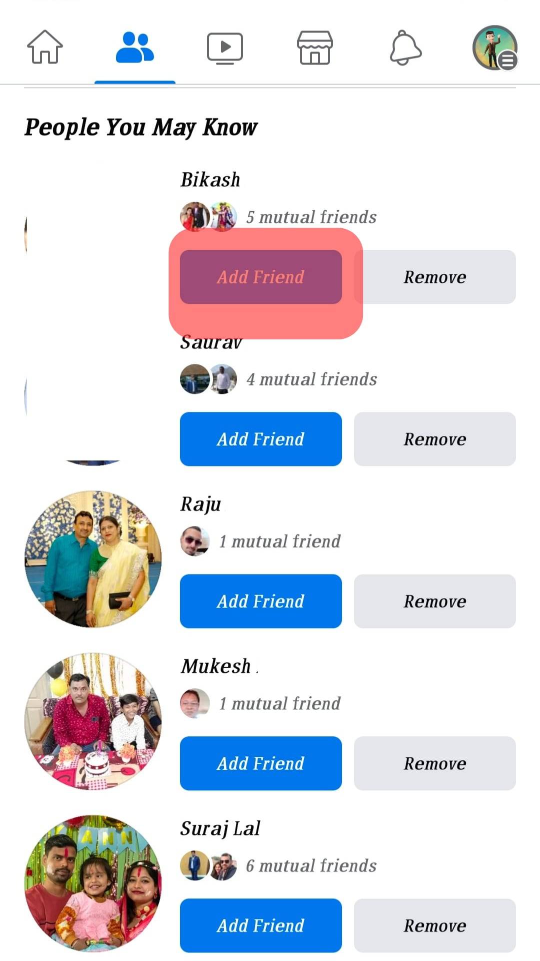 Send Your Mutuals A Friend Request