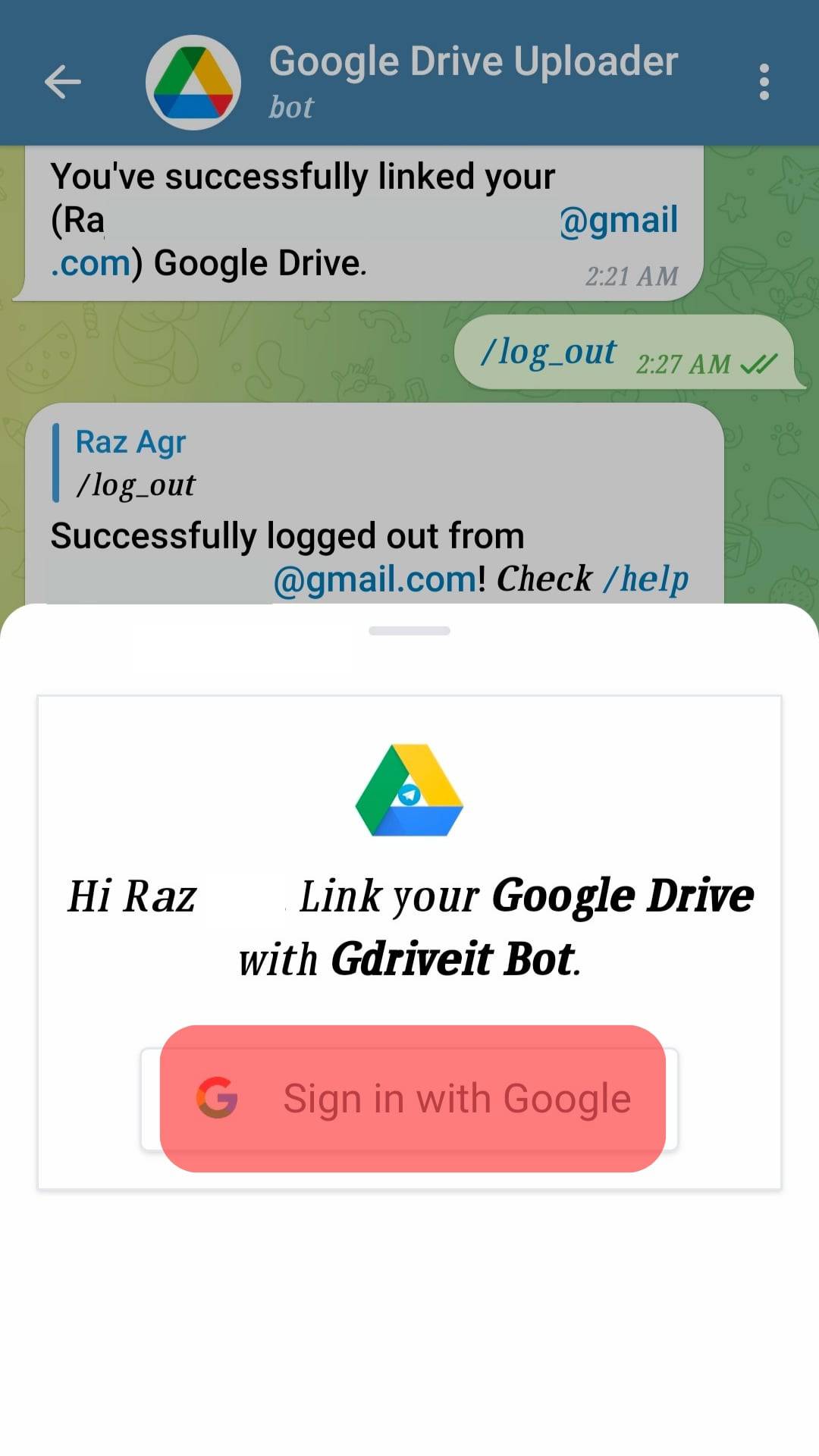 Sign In To Your Google Account