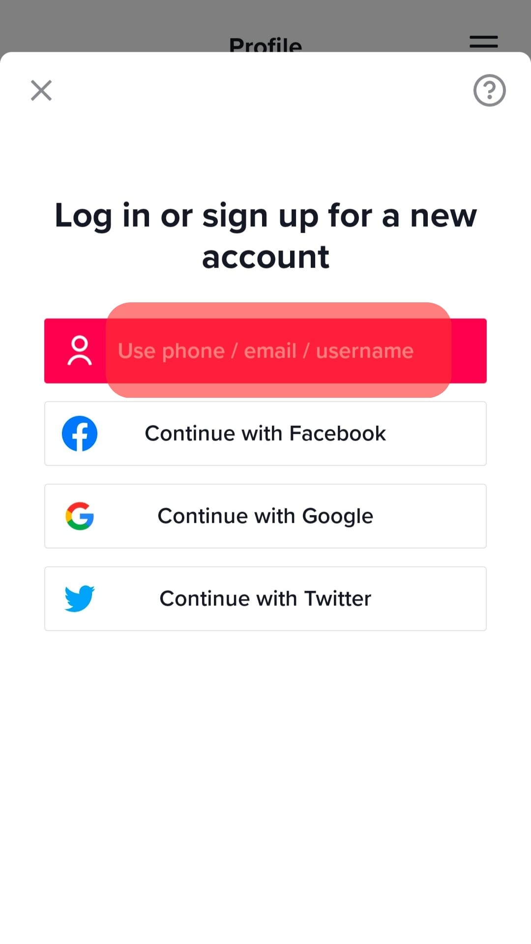 Sign Up For An Tiktok Account