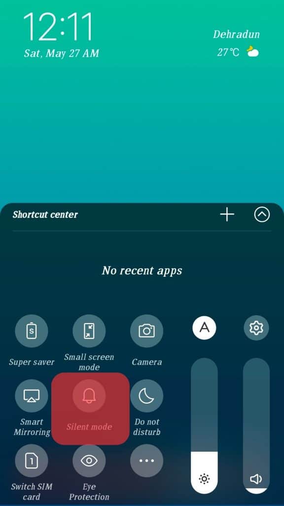Silent Mode Android Phone