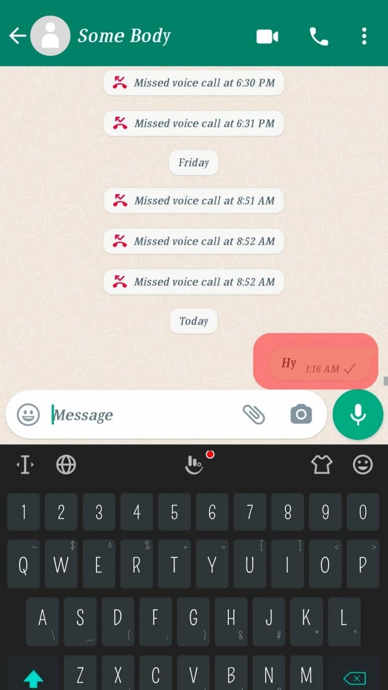 send whatsapp message only one tick