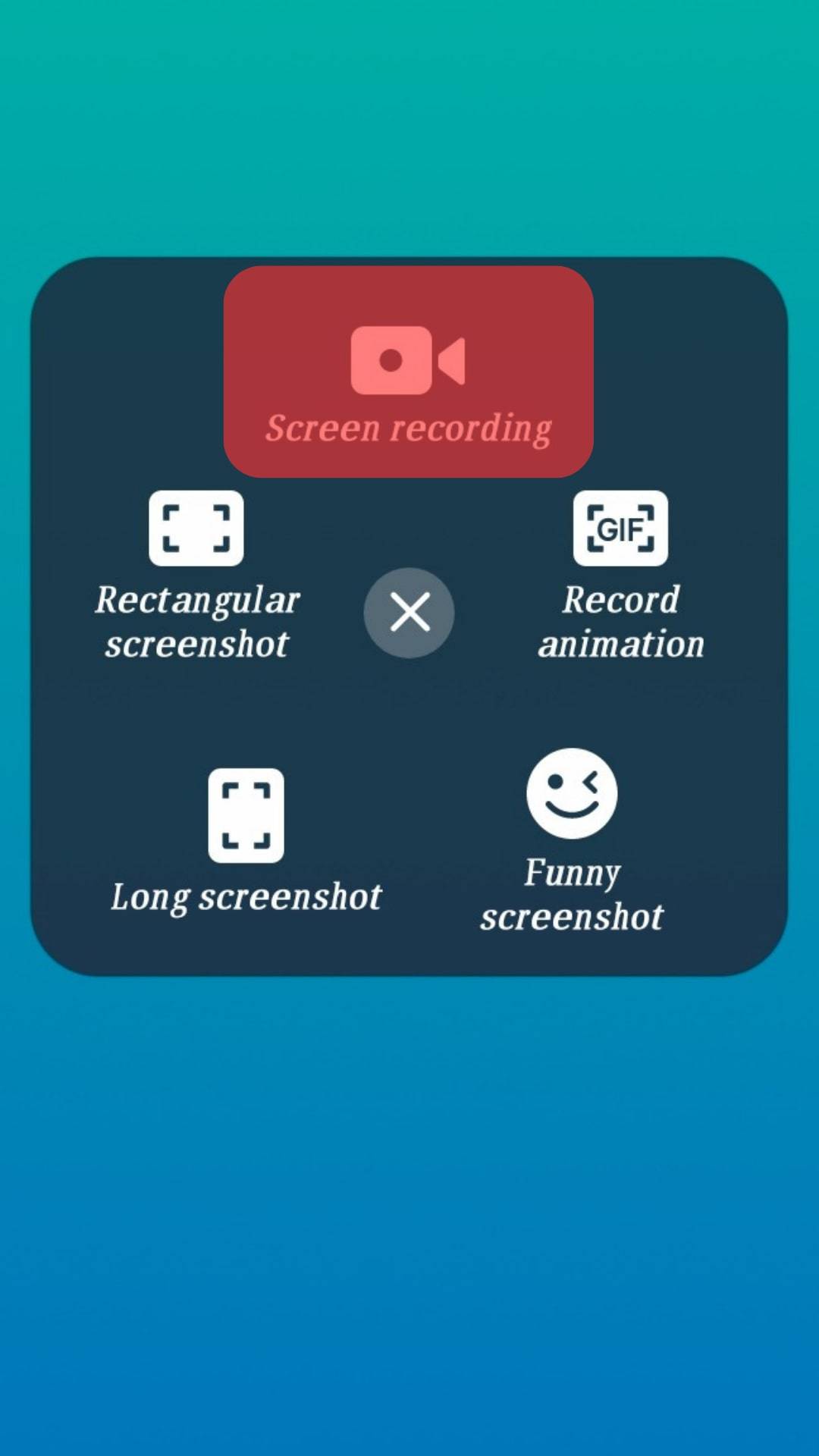 Start Recording Your Screen.