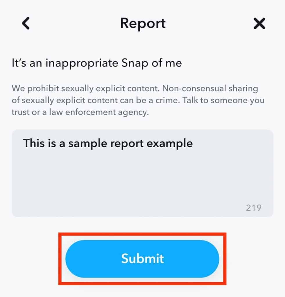 Submit The Report