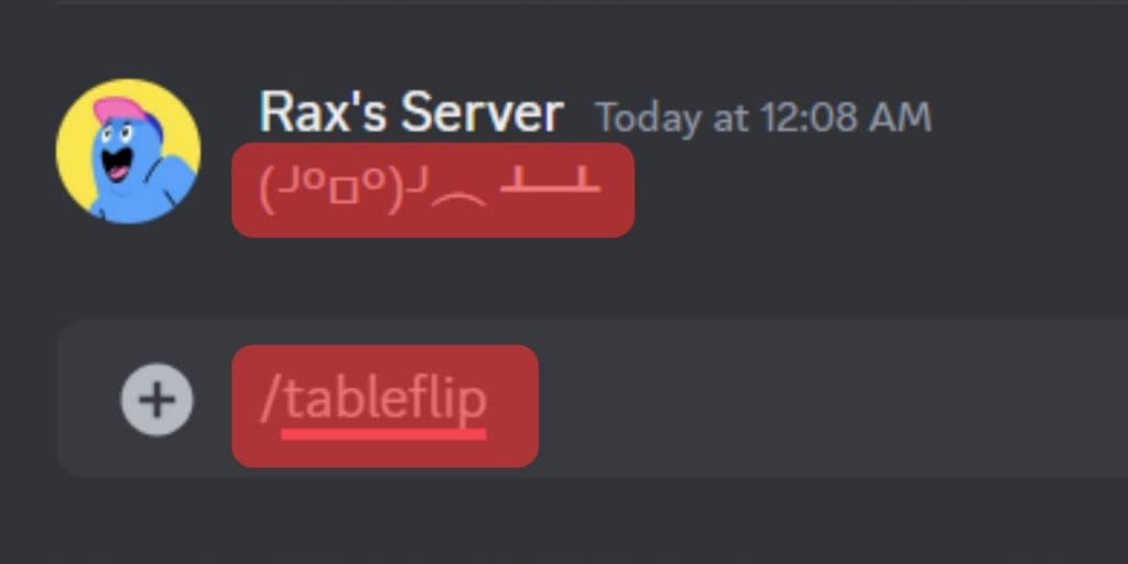 Table Flip In Discord