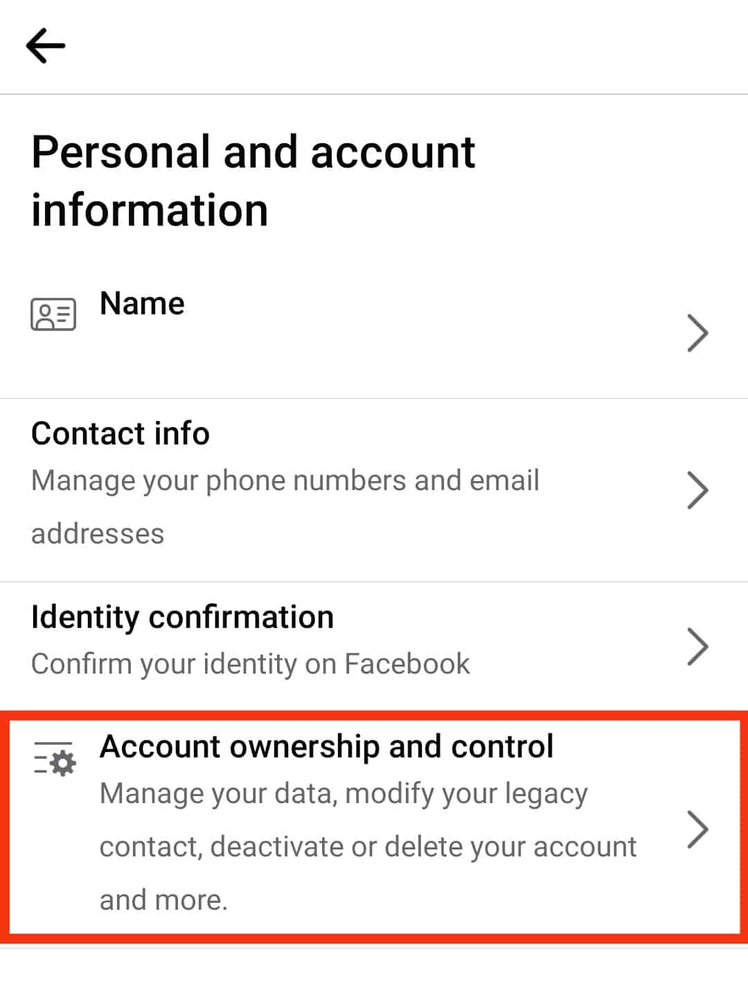 Tap On Account Ownership And Control