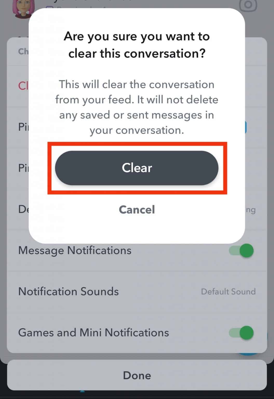 how to delete a message on snapchat without them knowing 2024