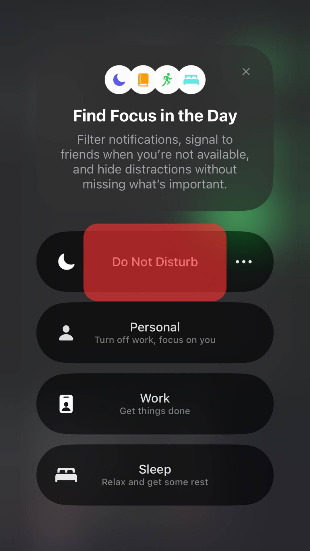 Tap On Do Not Disturb And Enable It.