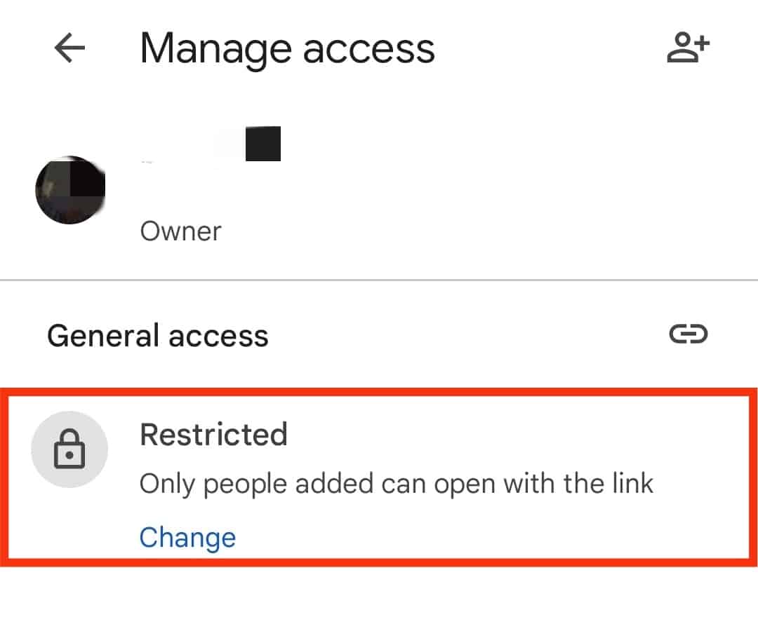 Tap On Restricted Under General Access