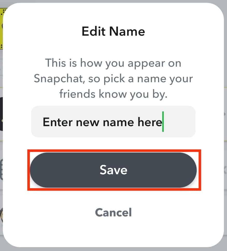 Tap On Save