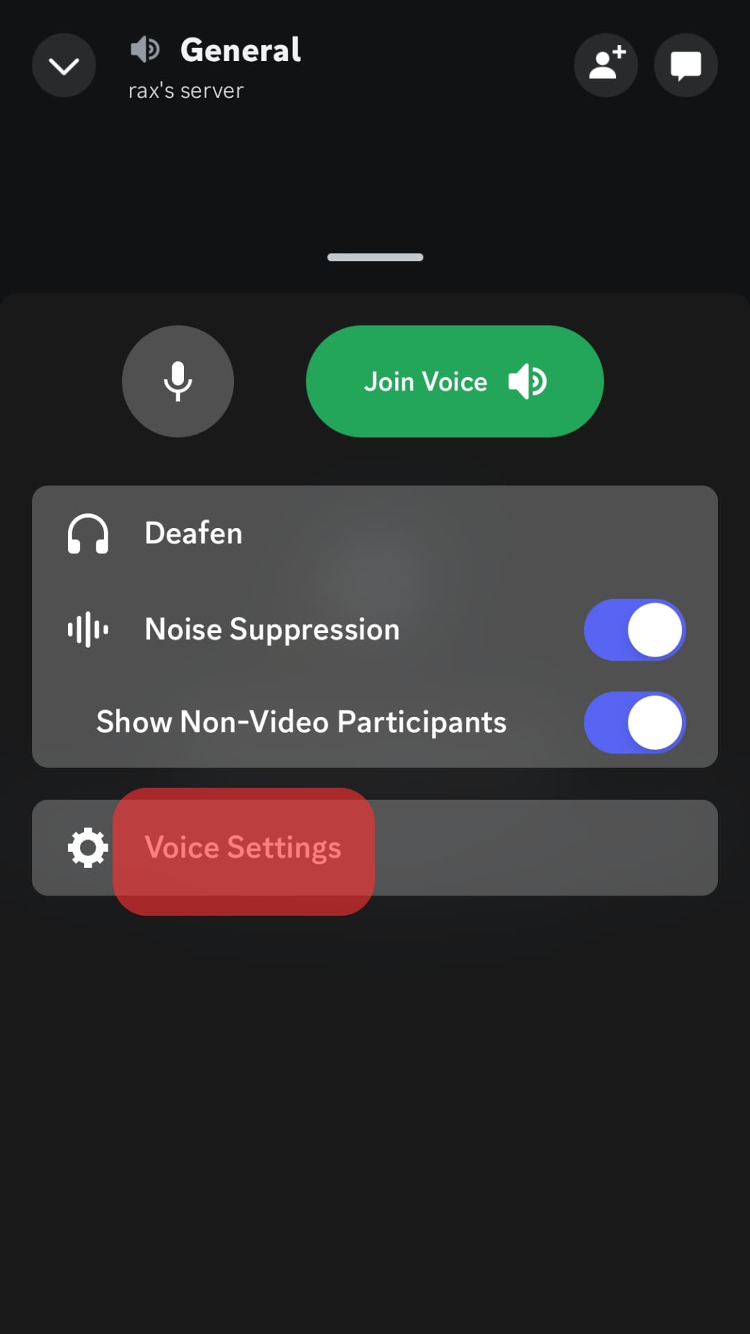Tap On Voice Settings.