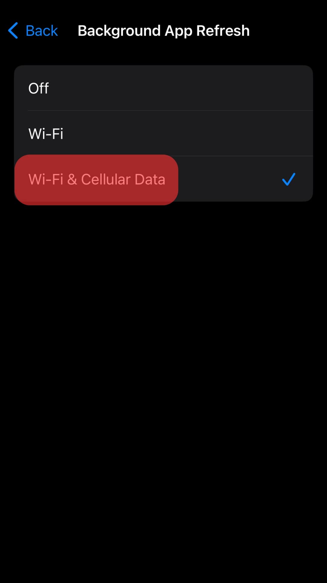 Tap On Wi-Fi &Amp; Mobile Data.
