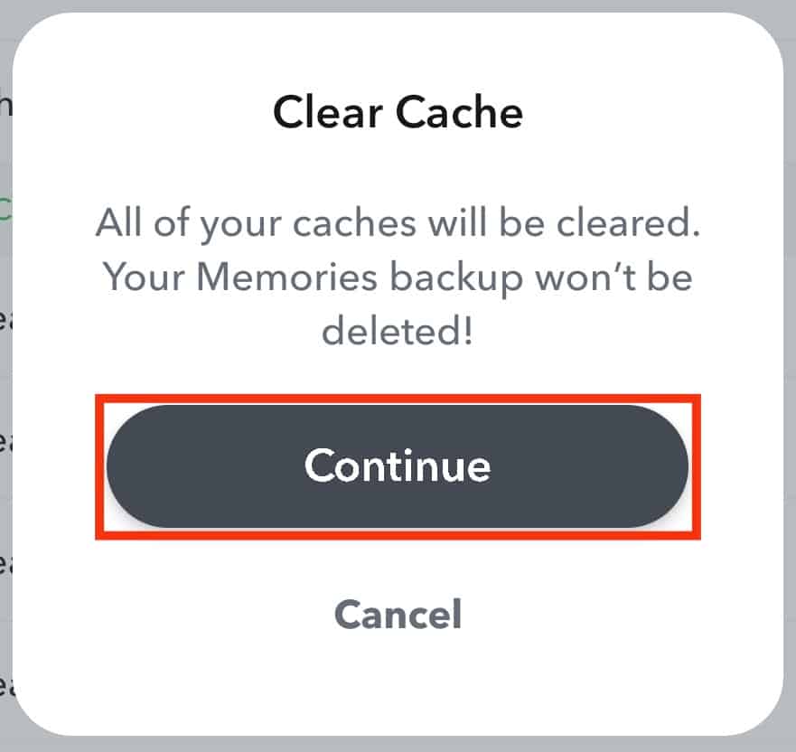 Tap On Continue