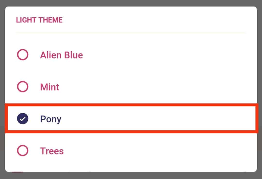 Tap On Pony Option