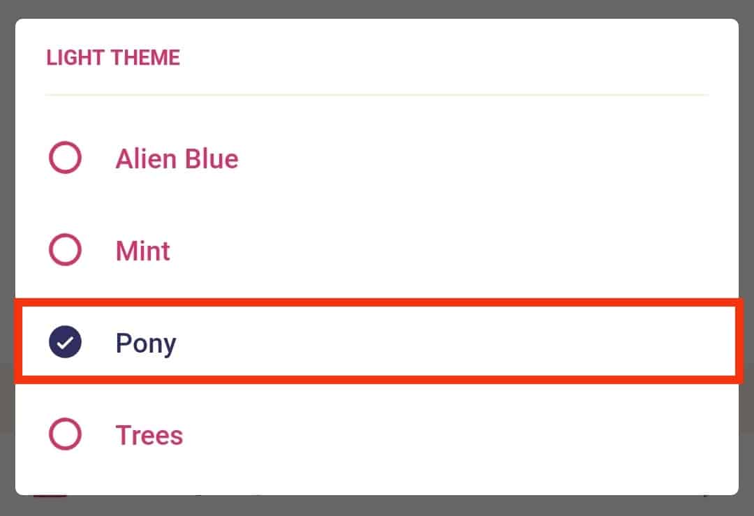 Tap On Pony Option