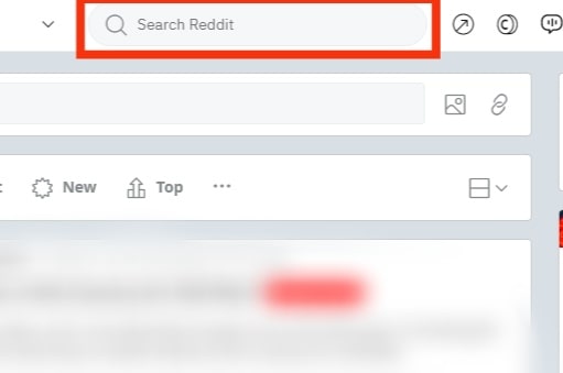 Tap On Search Box At Top
