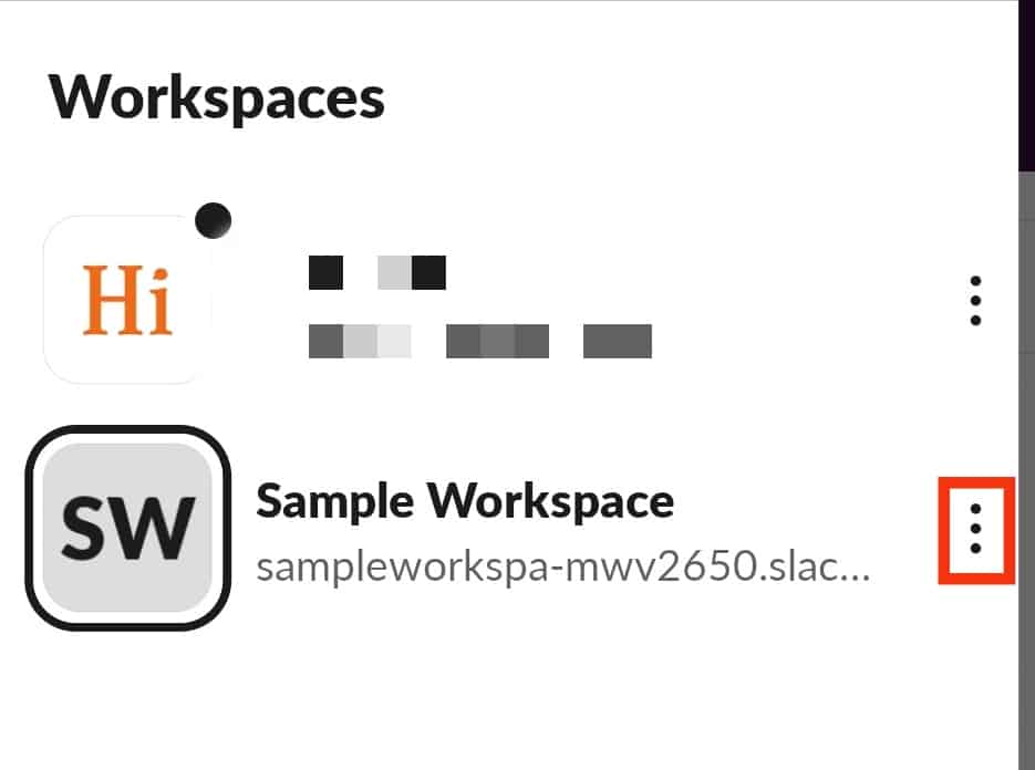 Tap On The 3 Dots Next To Your Workspace Title