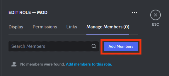 Tap On The Add Members Button