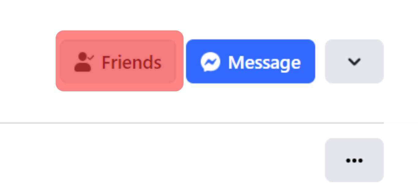 Tap On The 'Friends' Button Below The Cover Photo.
