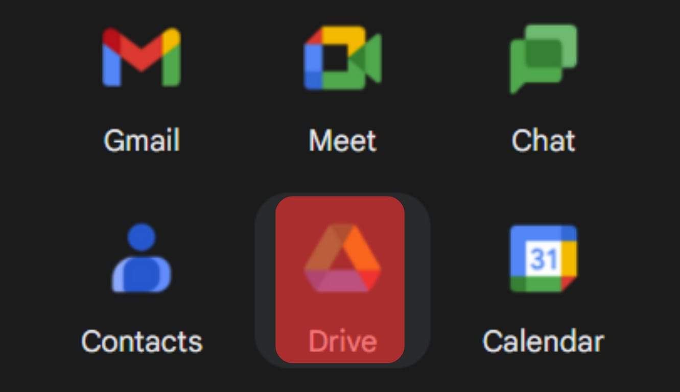 Tap On The Google Drive.
