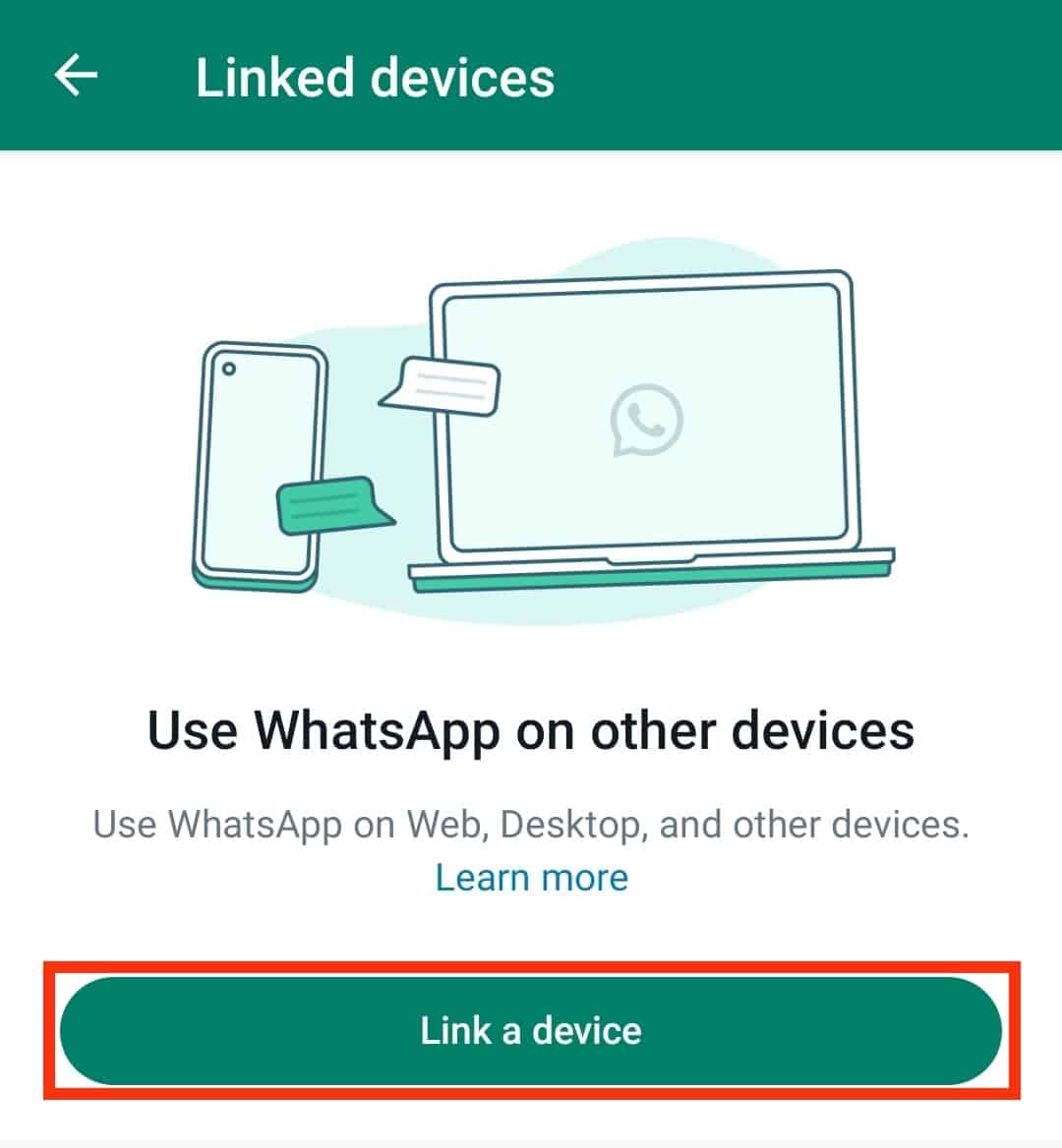 Tap On The Link A Device