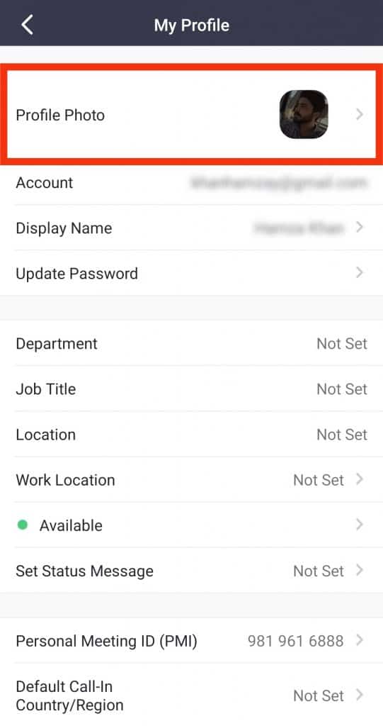 How To Set Profile Picture in Zoom on Mobile? ITGeared