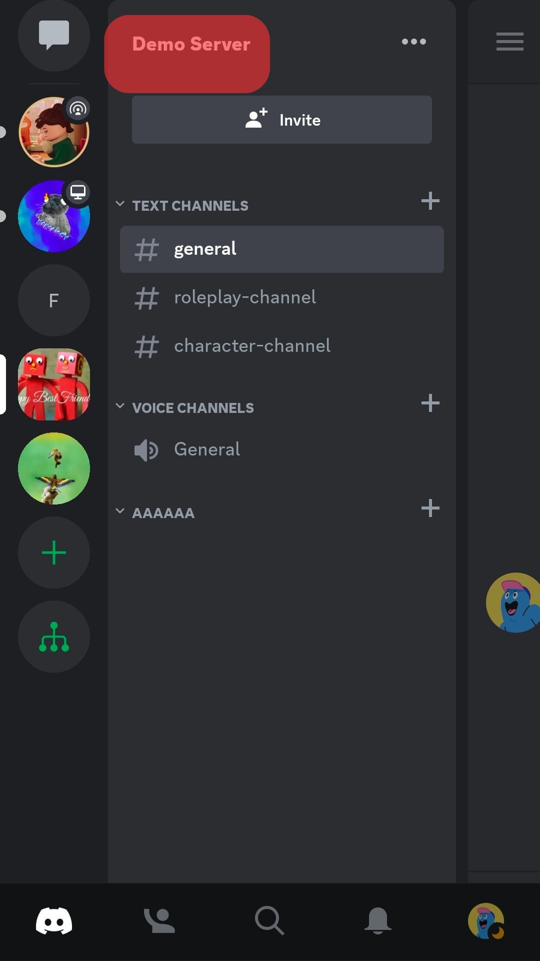 Tap On The Server On Discord App