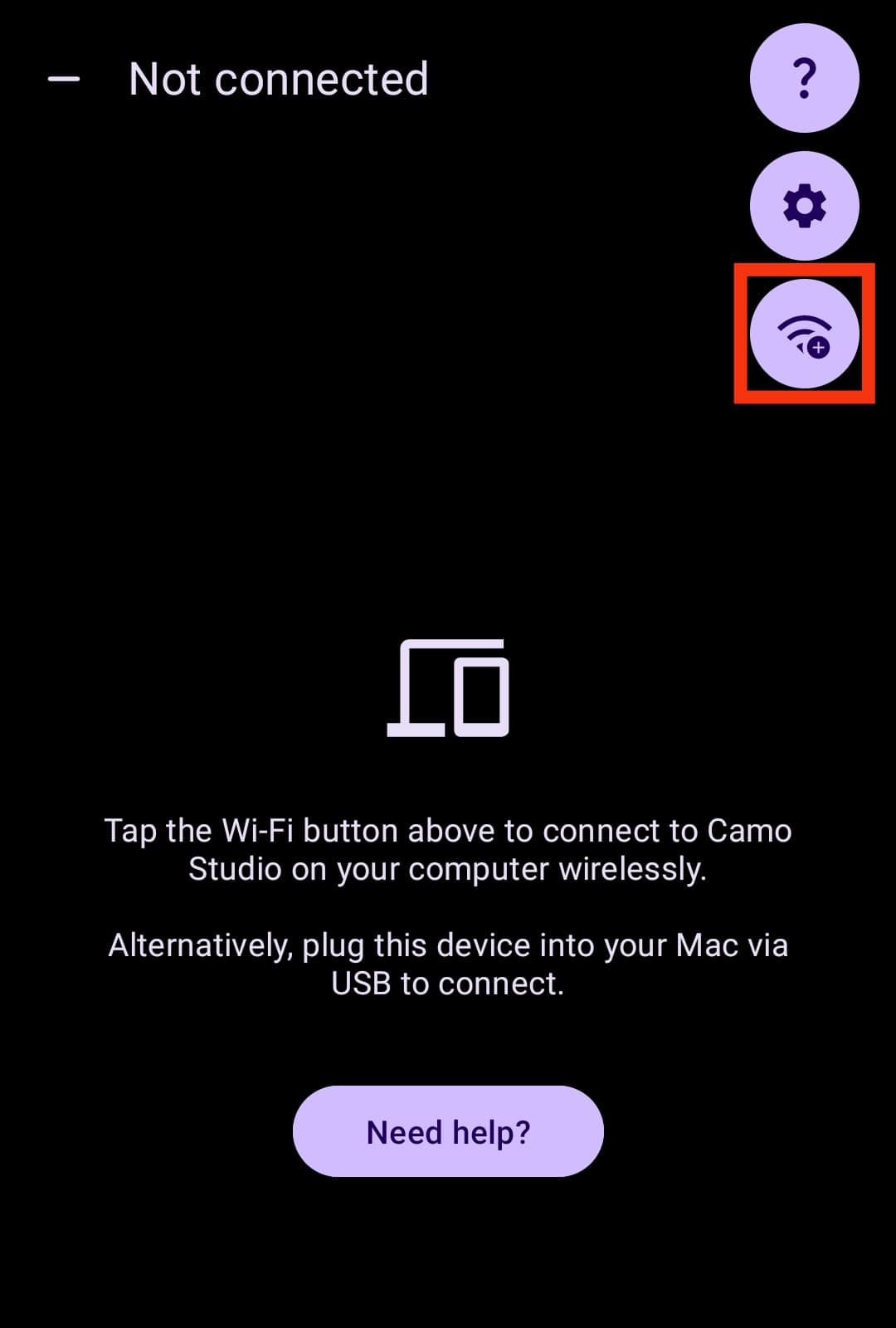Tap On The Wifi Icon