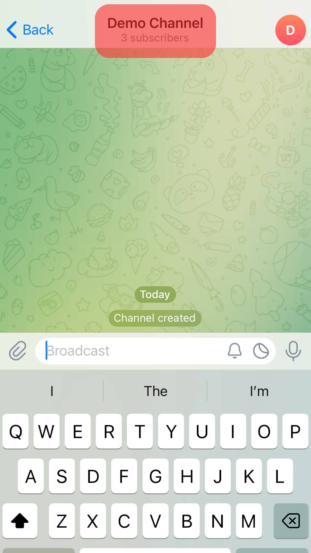 Tap On The Channel's Name At The Top.